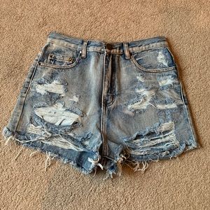 New Luca + Grey boulevard denim shorts